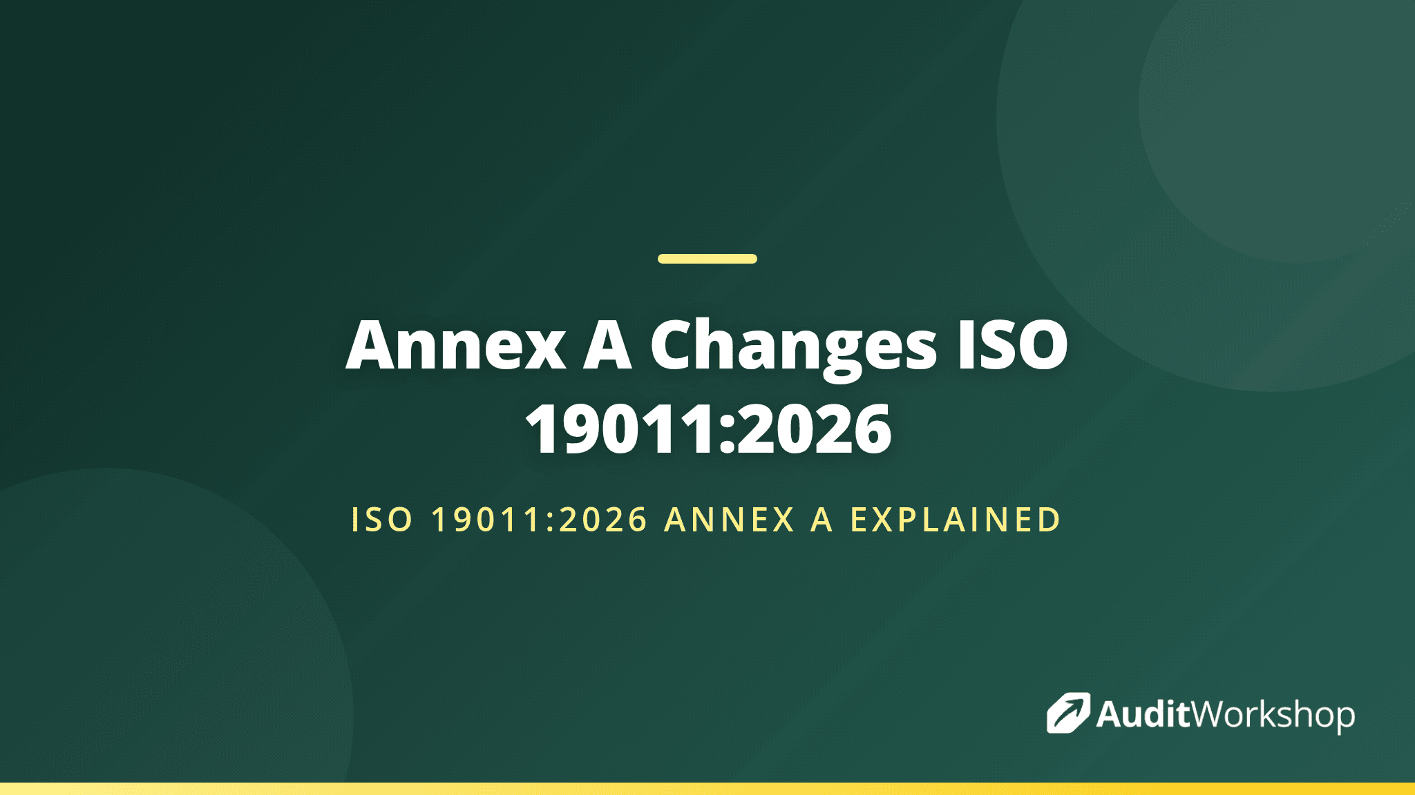 What Happened to Annex A? The Biggest Visible Change in ISO 19011:2026