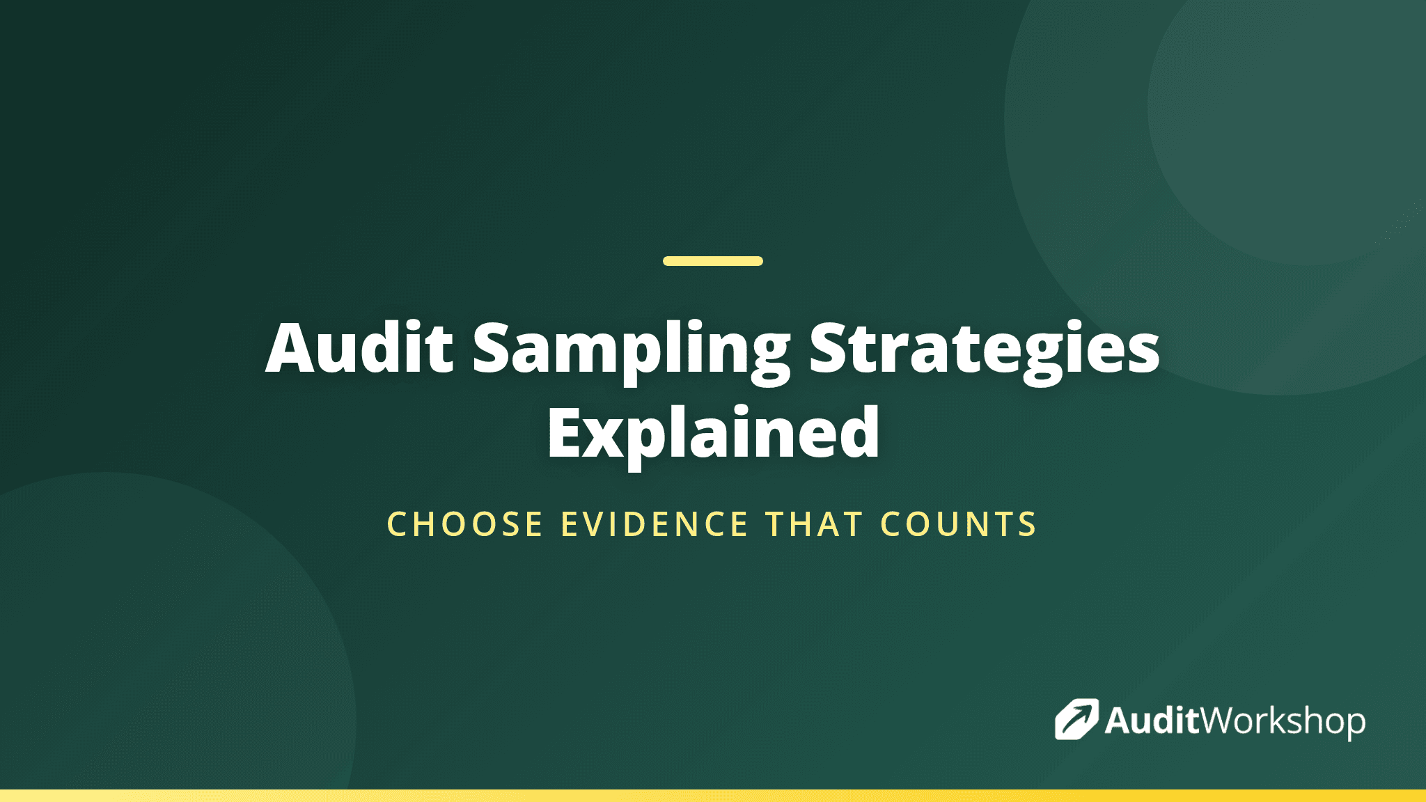 Audit Sampling Strategies: Choosing What to Look At
