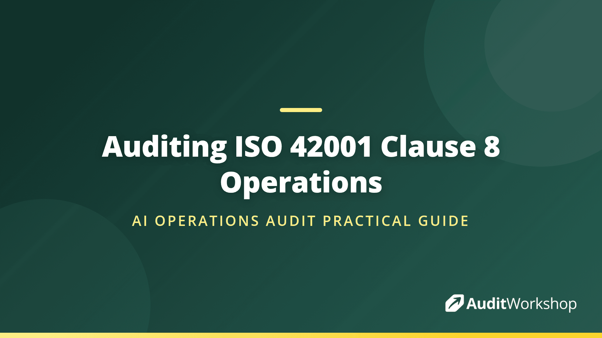 Auditing Operational Controls and Impact Assessments Under ISO 42001 Clause 8