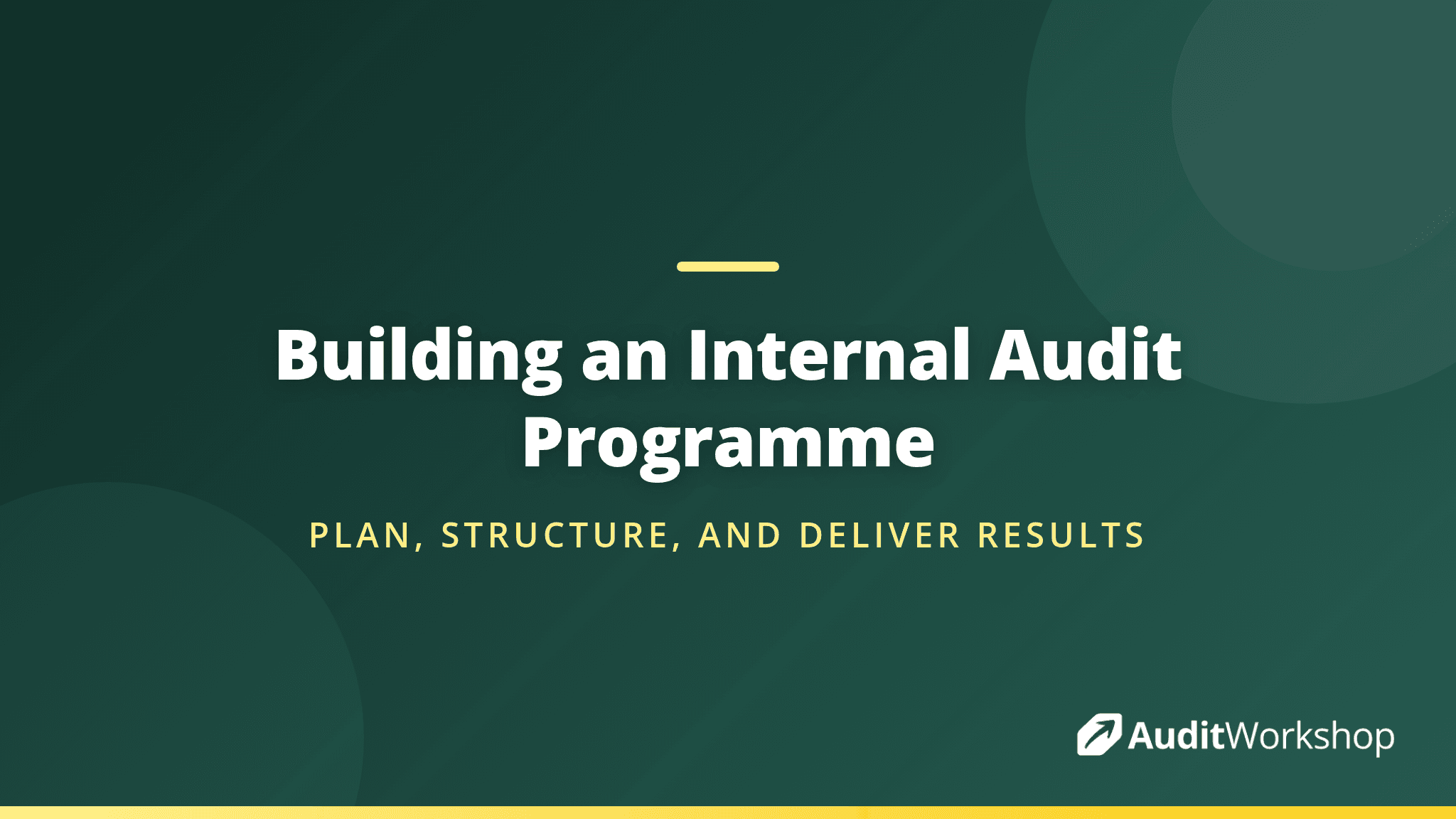 Building an Internal Audit Programme: A Practical Guide for Quality and HSE Managers