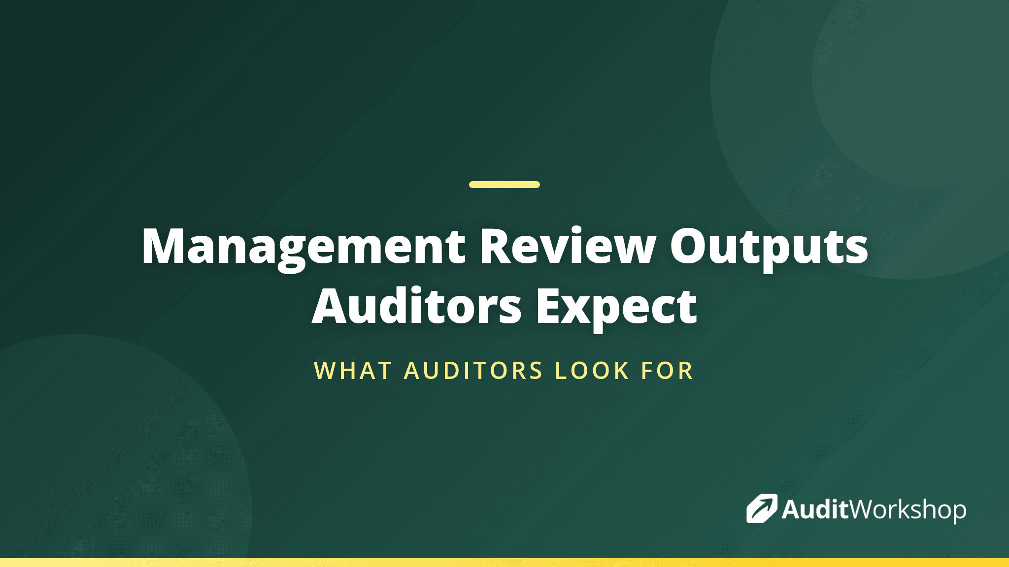 Clause 9.3.3 Management Review Outputs: What Auditors Expect