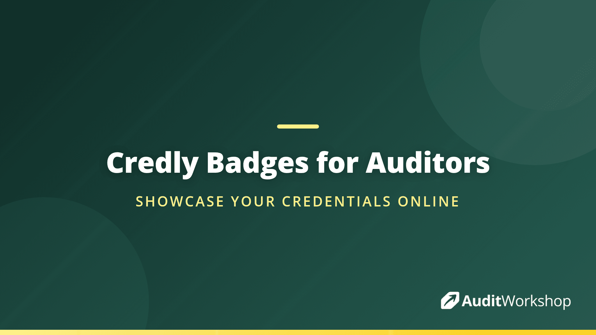 Credly Badges for Auditors and How to Use Them on LinkedIn