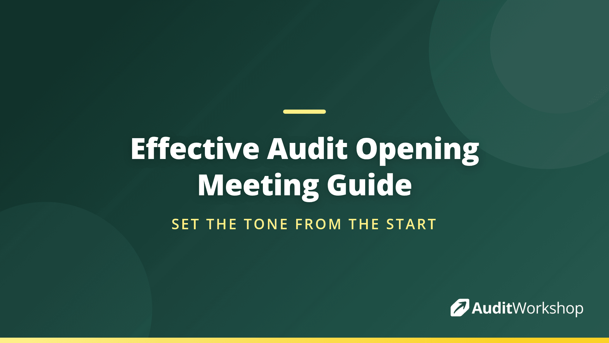 Running an Effective Opening Meeting: Guidance from ISO 19011