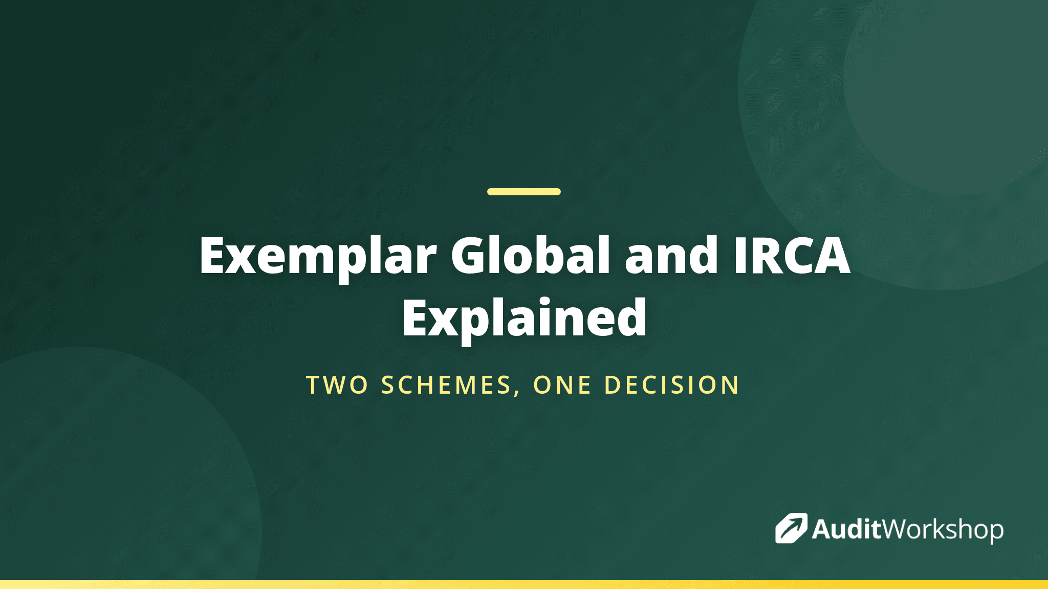 Exemplar Global and IRCA: How the Two Schemes Work