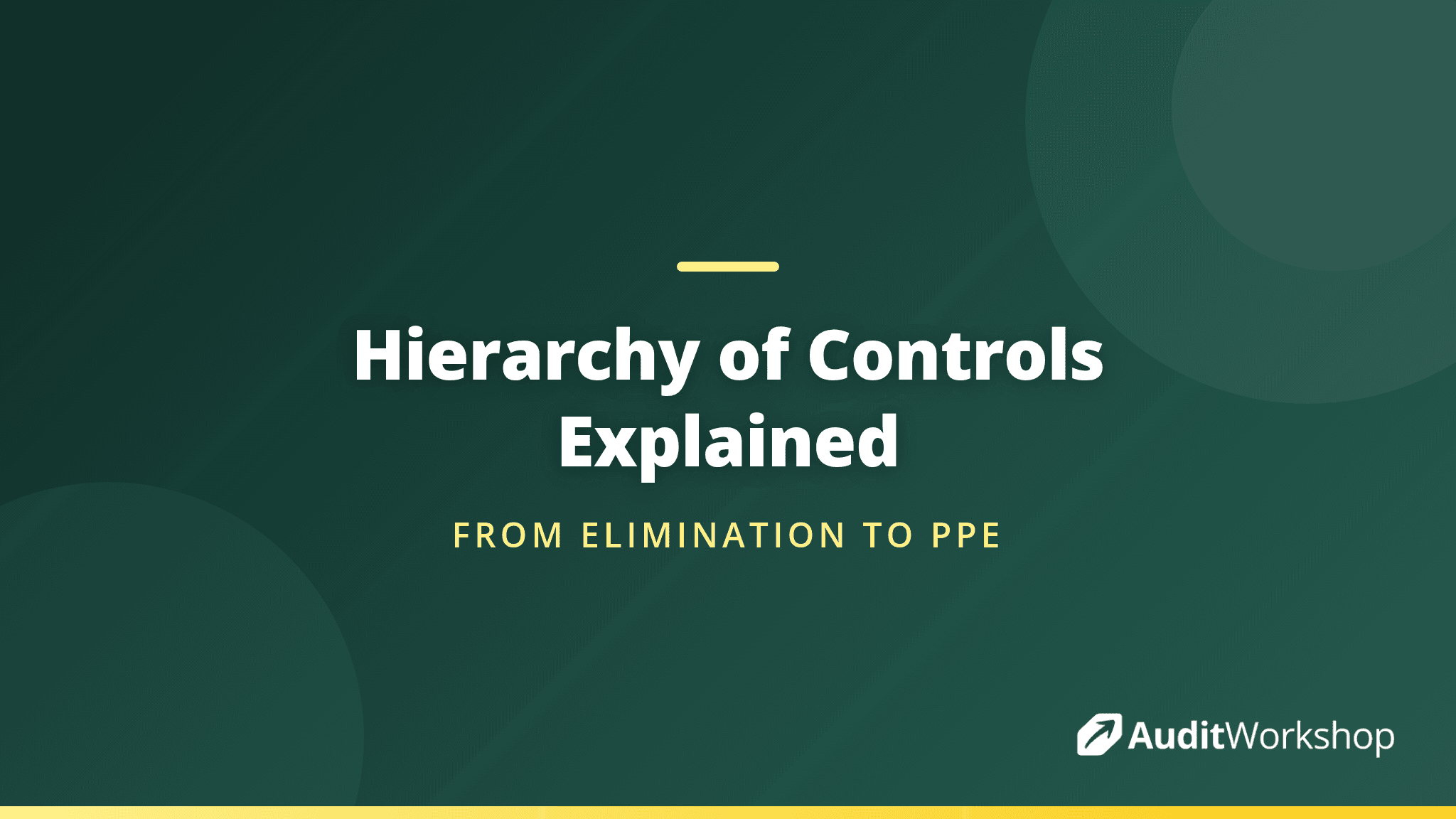 Hierarchy of Controls With Workplace Examples