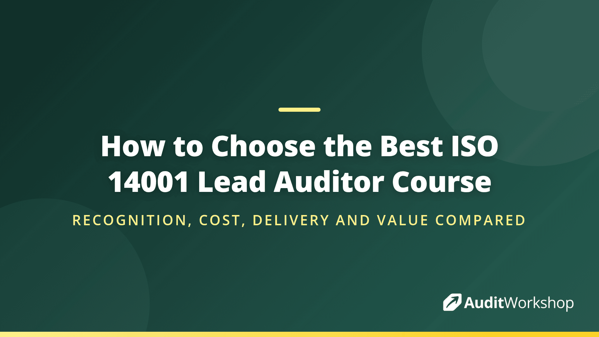 How to Choose the Best ISO 14001 Lead Auditor Course