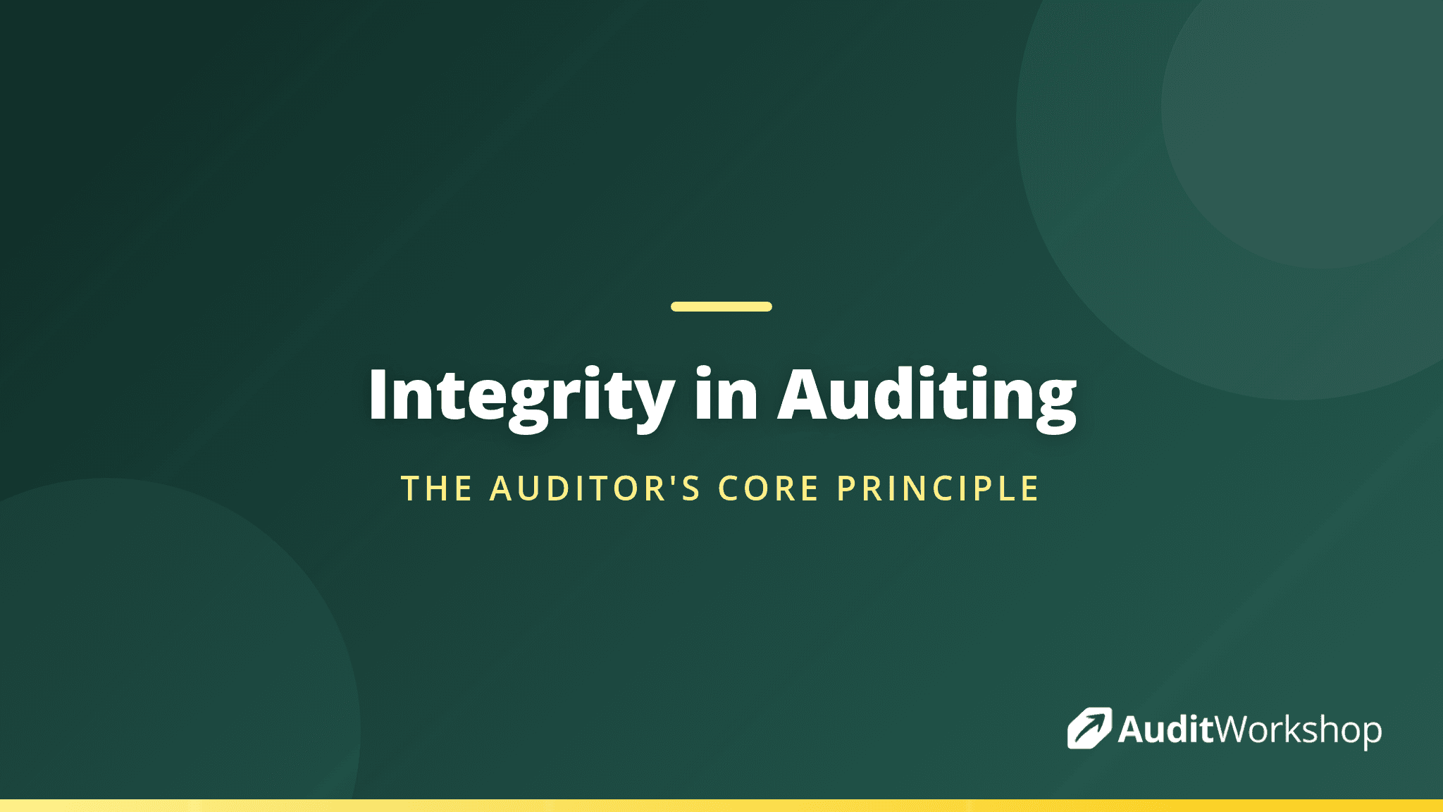 Integrity in Auditing: The Foundation of Professional Practice