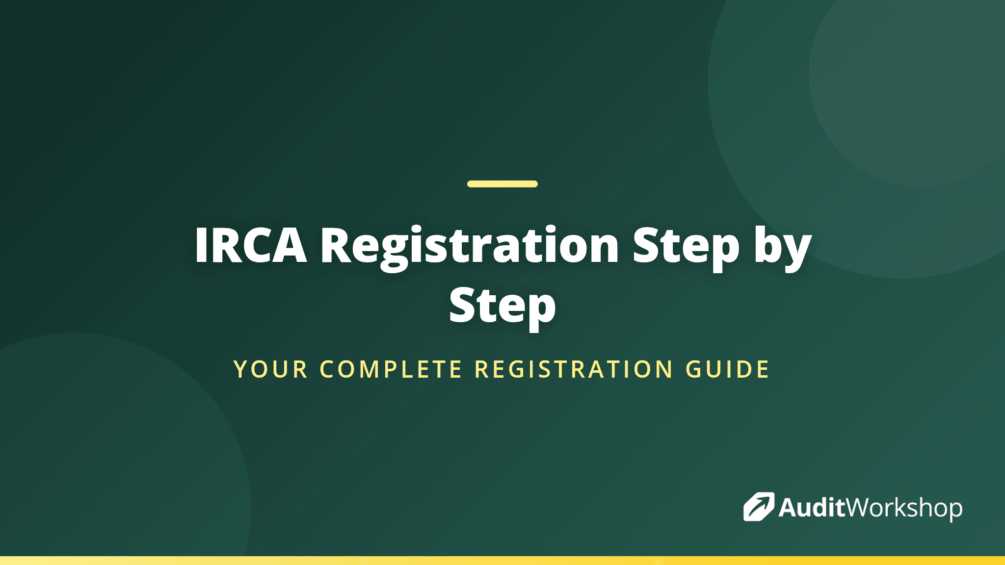 How to Register with IRCA: Step by Step Guide