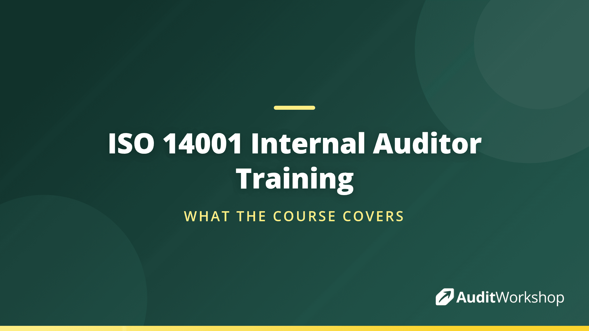 ISO 14001 Internal Auditor Training: What You Learn and Why It Matters