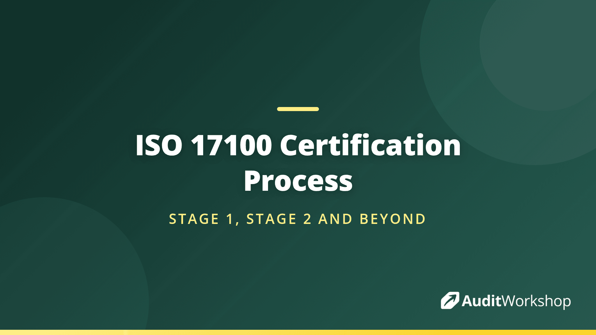 How to Get ISO 17100 Certified: The Two Stage Audit and Three Year Cycle