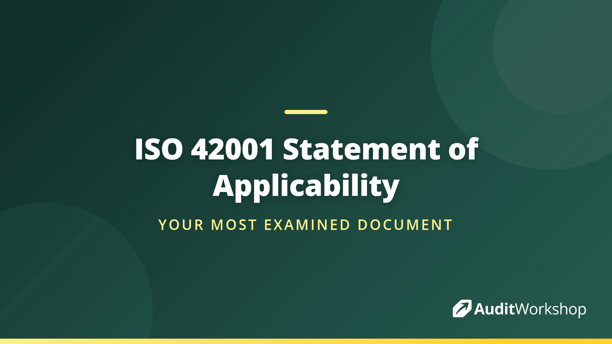 The Statement of Applicability in ISO 42001: Your Most Examined Document