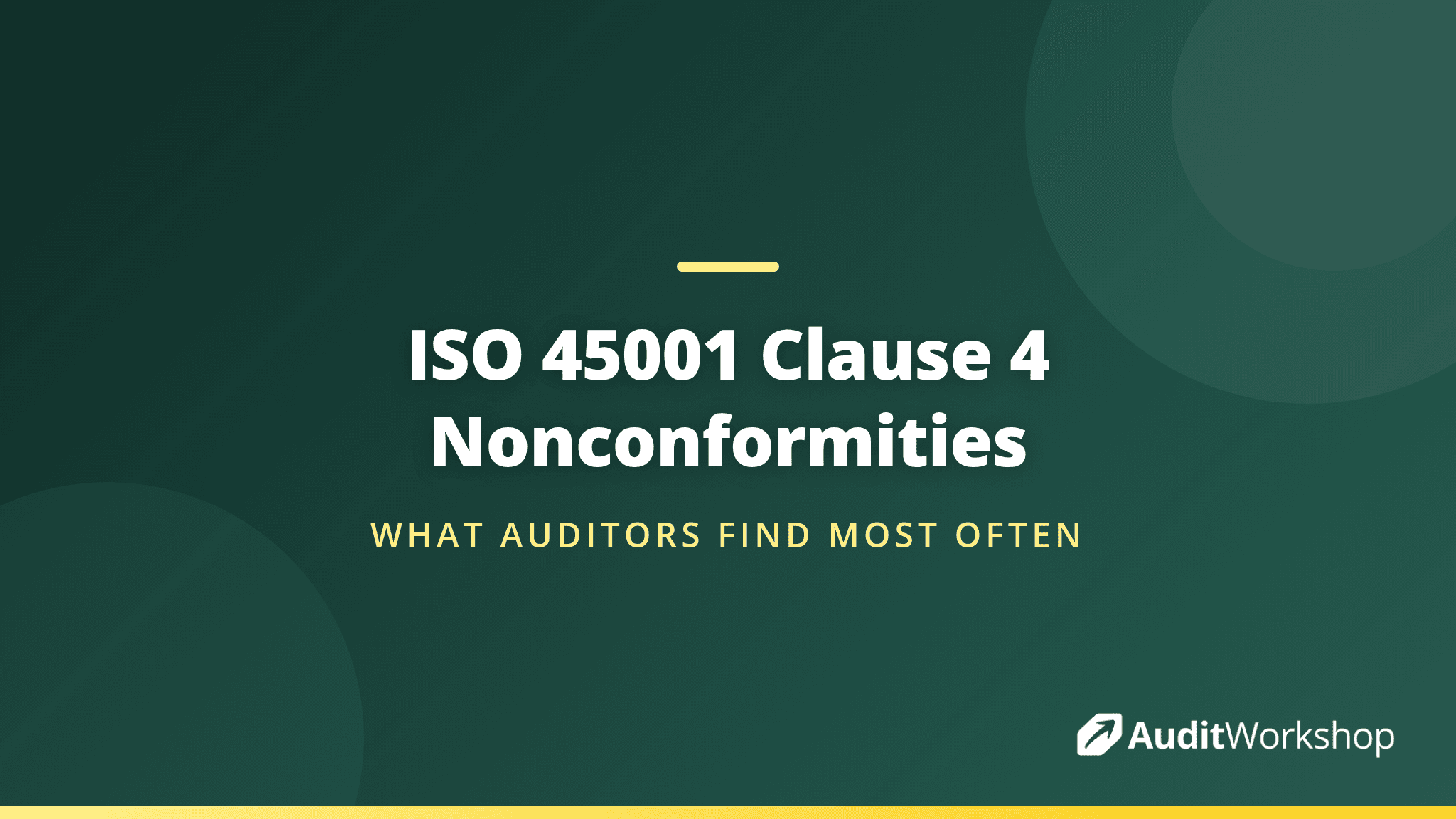 Common Nonconformities Against Clause 4 of ISO 45001