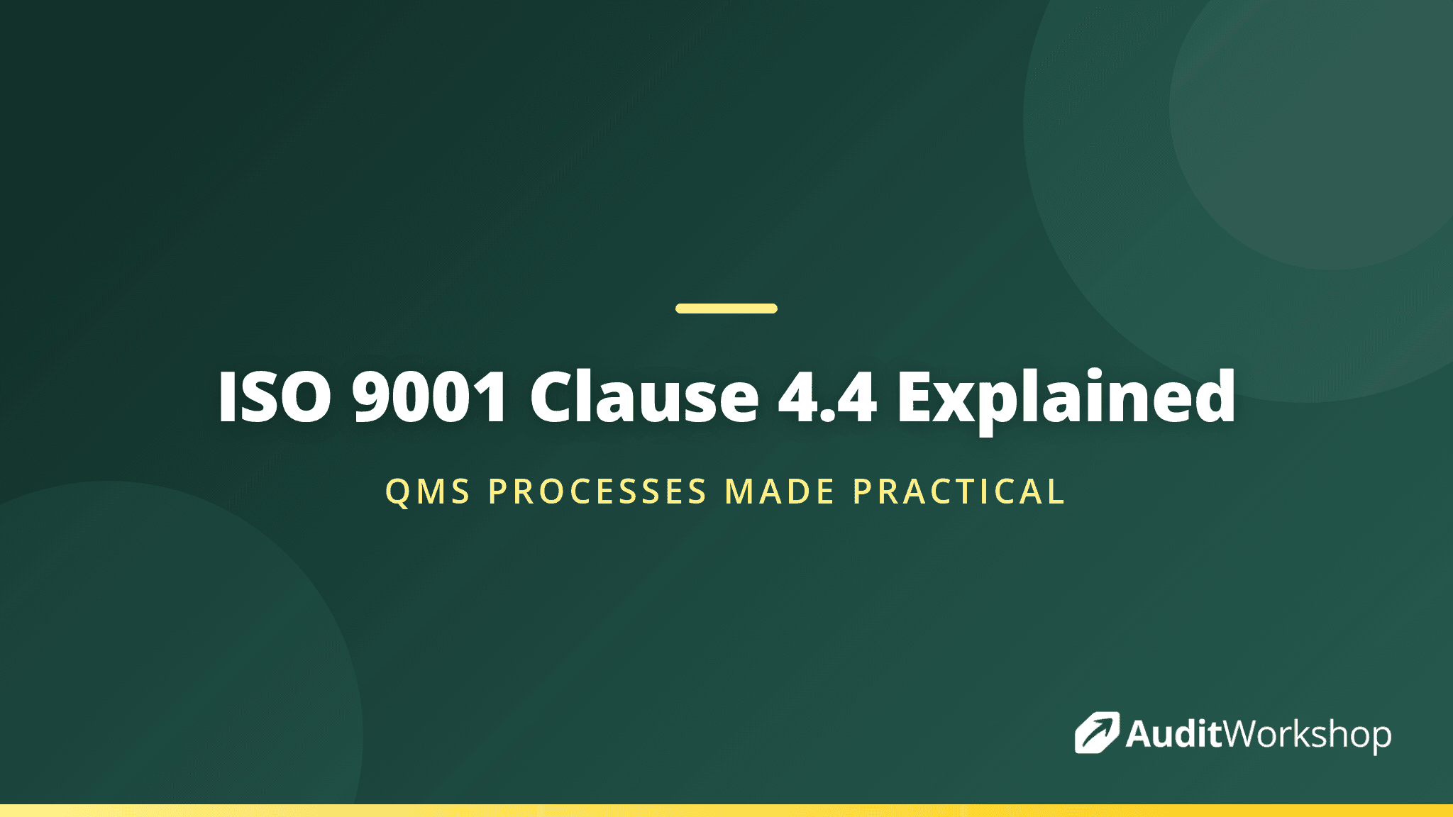 What ISO 9001 Clause 4.4 Requires: The QMS and Its Processes