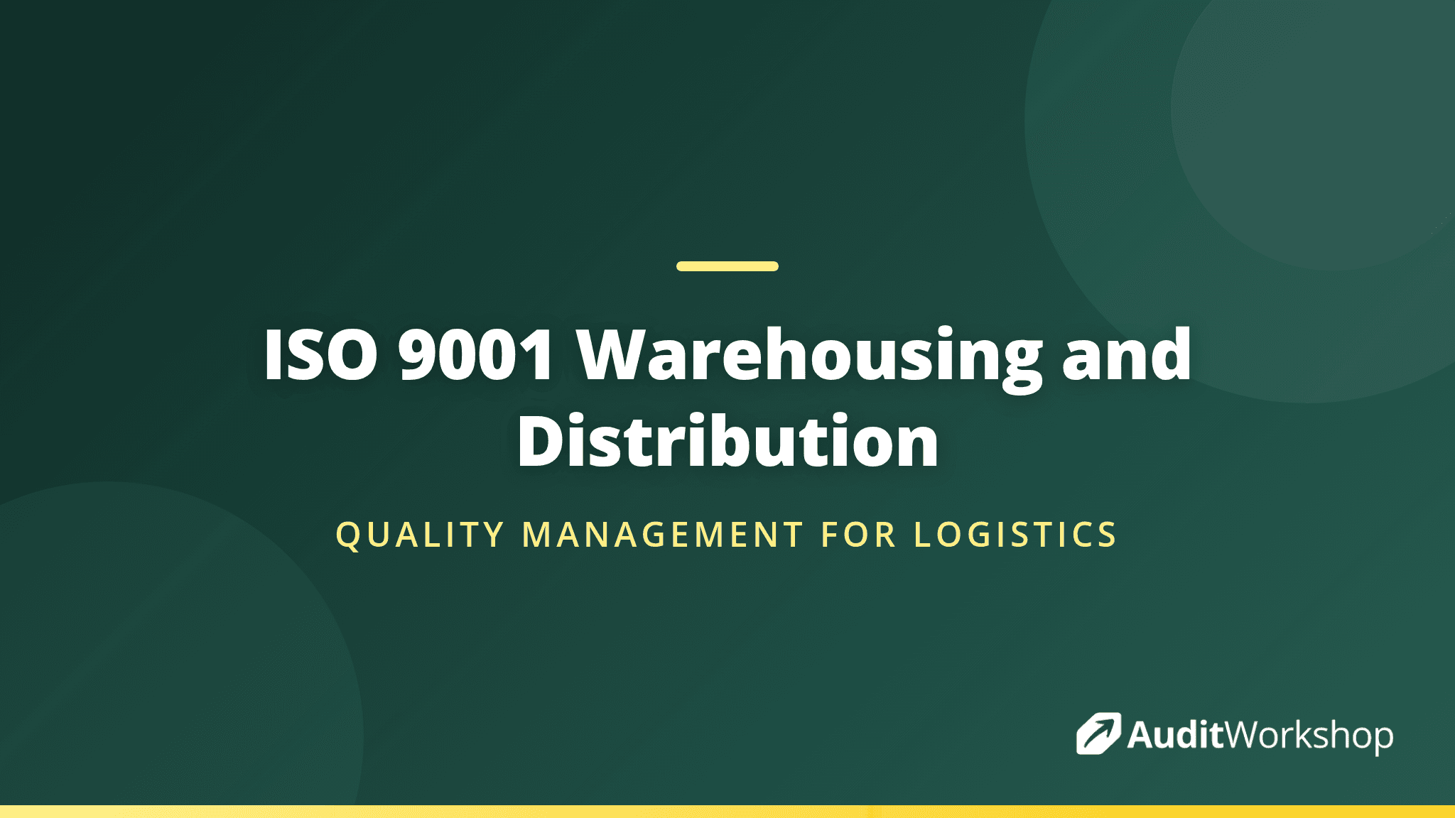 ISO 9001 for Warehousing and Distribution Businesses