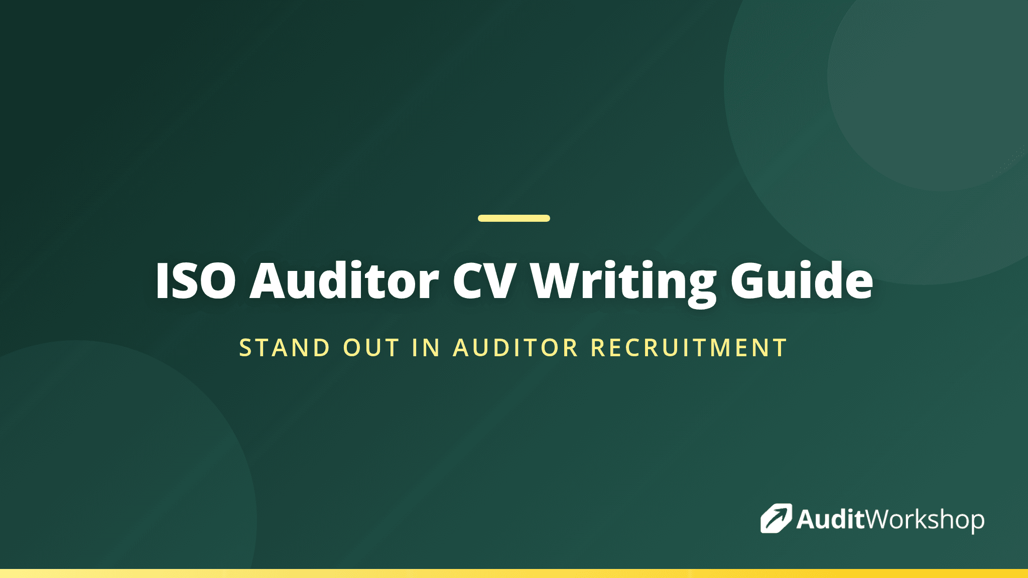 How to Write an ISO Auditor CV That Gets You Hired