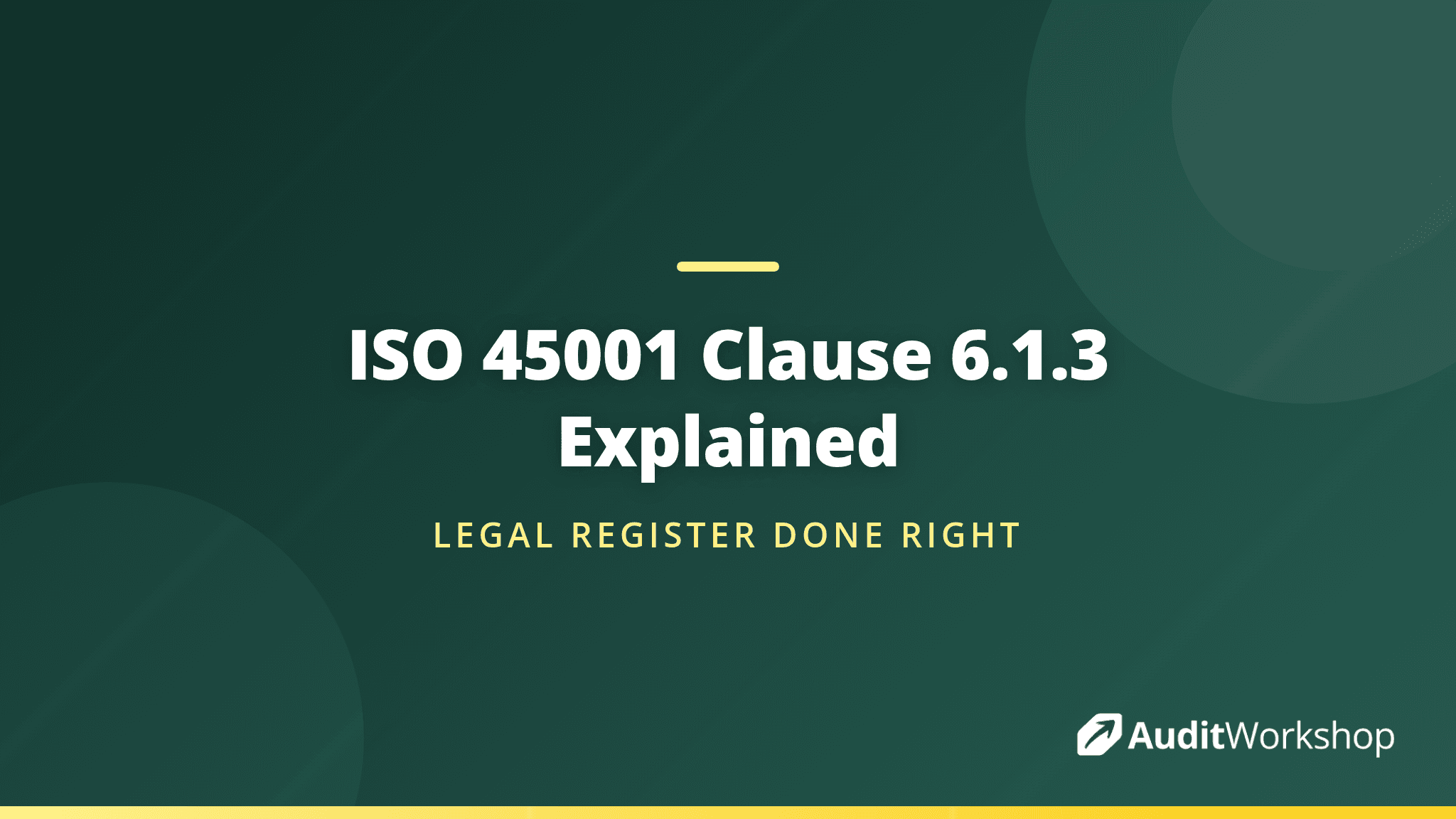 Legal Requirements and Other Requirements: Clause 6.1.3 of ISO 45001 Explained