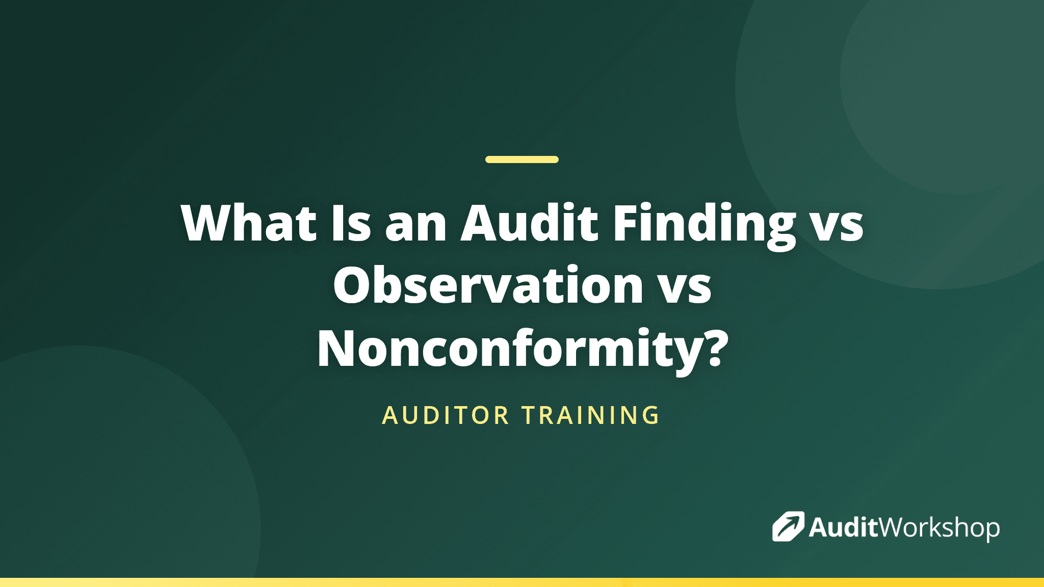 What Is an Audit Finding vs Observation vs Nonconformity?