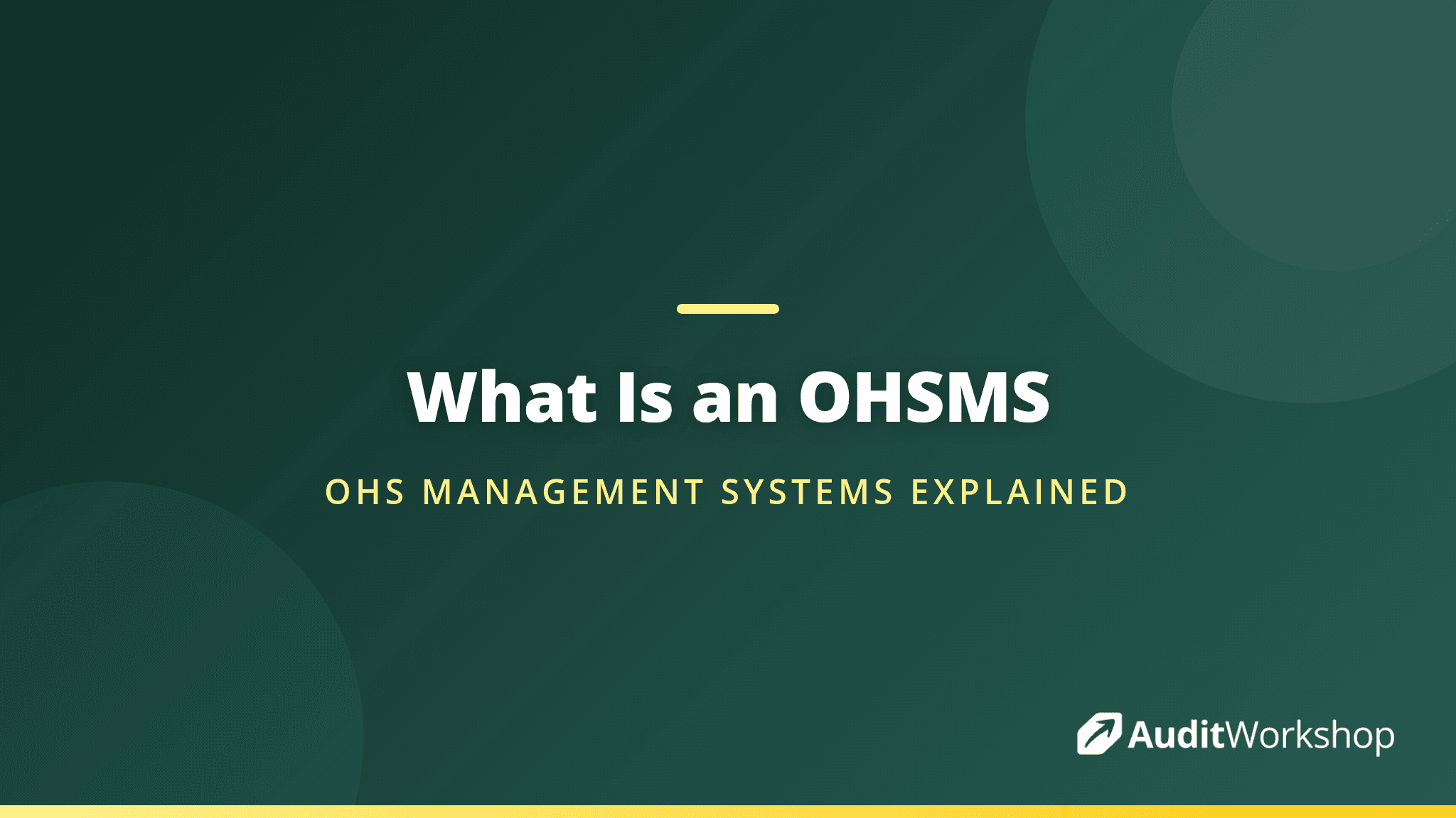 What Is an OHSMS? A Plain English Guide to Occupational Health and Safety Management Systems