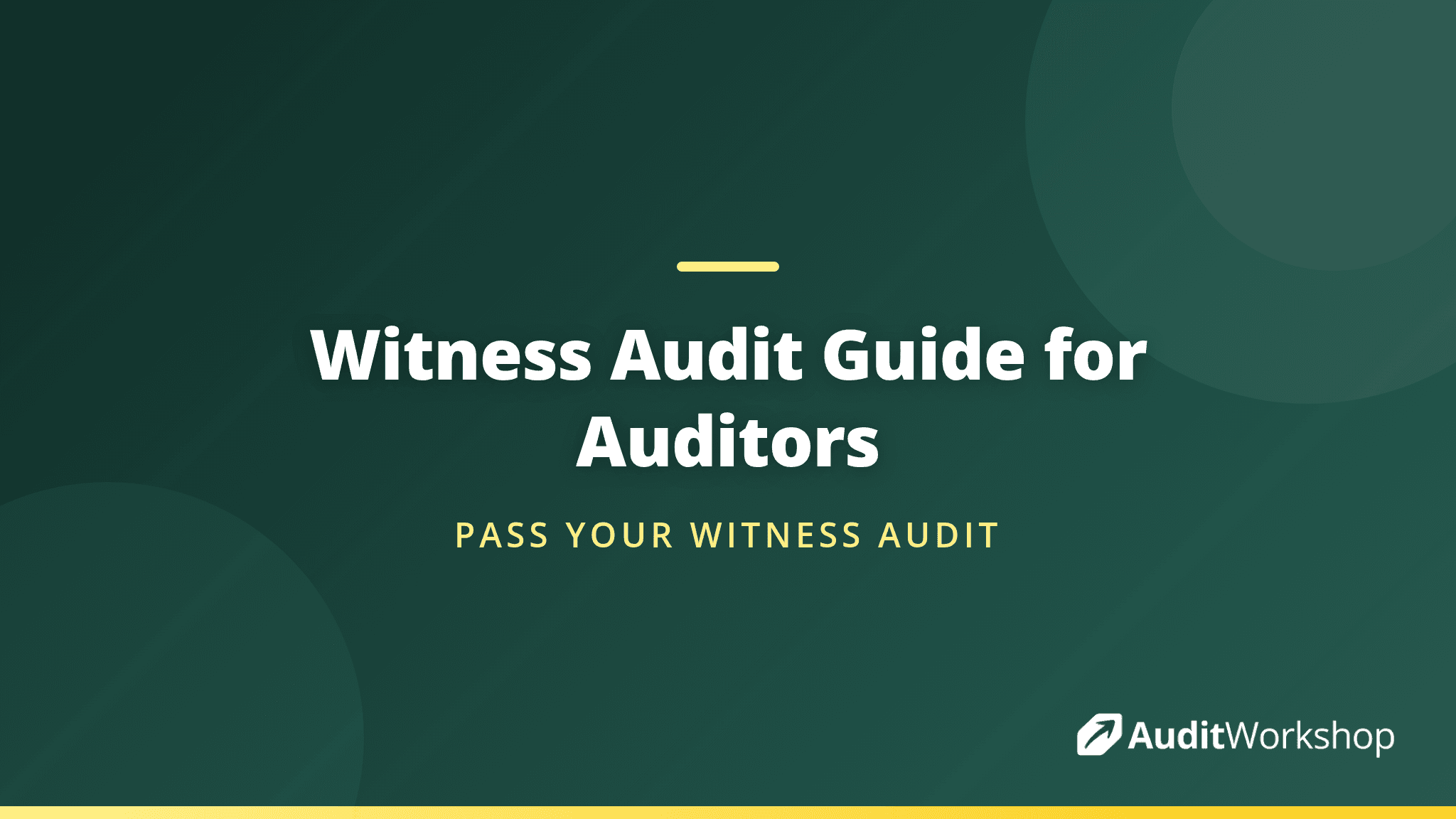 What Is a Witness Audit and How to Pass One