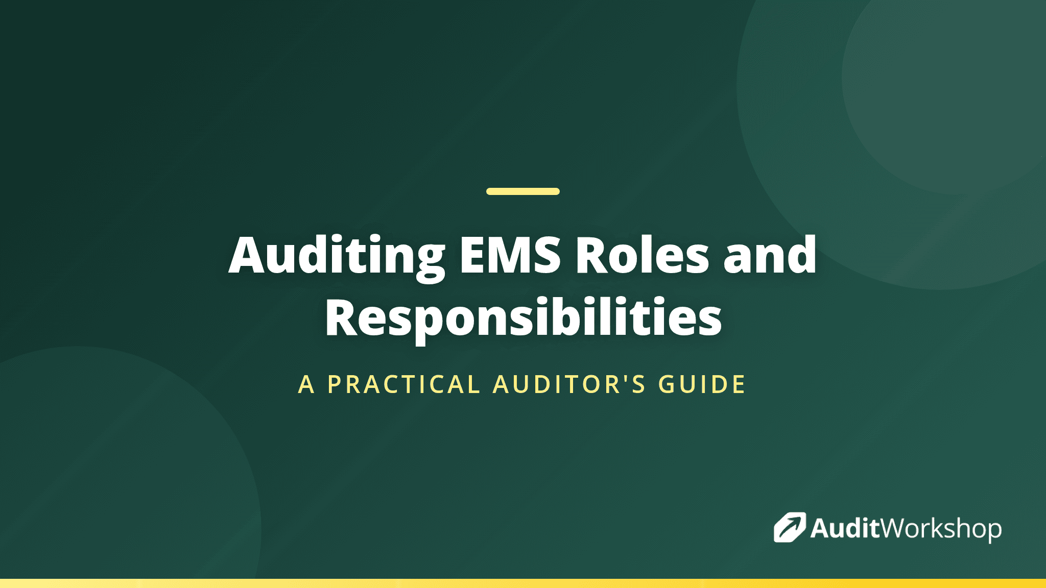 How to Audit Roles and Responsibilities in an EMS