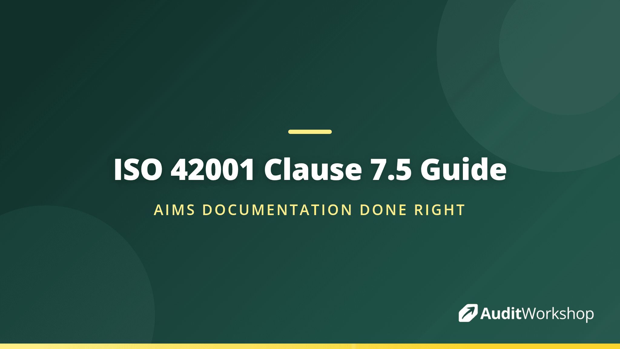 Documented Information for an AIMS: Getting Clause 7.5 Right
