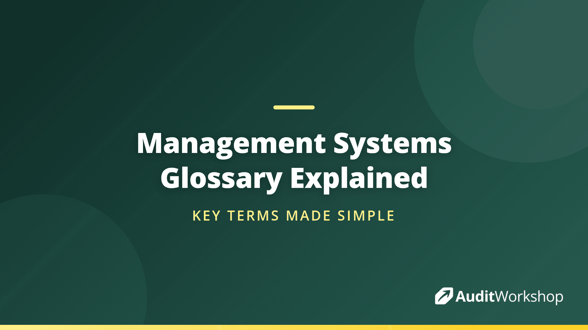 Management Systems Glossary for Beginners: Key Terms Explained