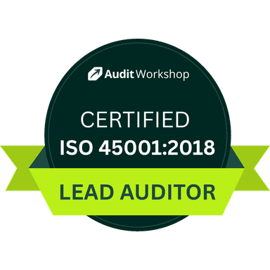 ISO 45001:2018 Lead Auditor Training Course badge