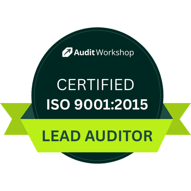 ISO 9001:2015 Lead Auditor Training Course badge