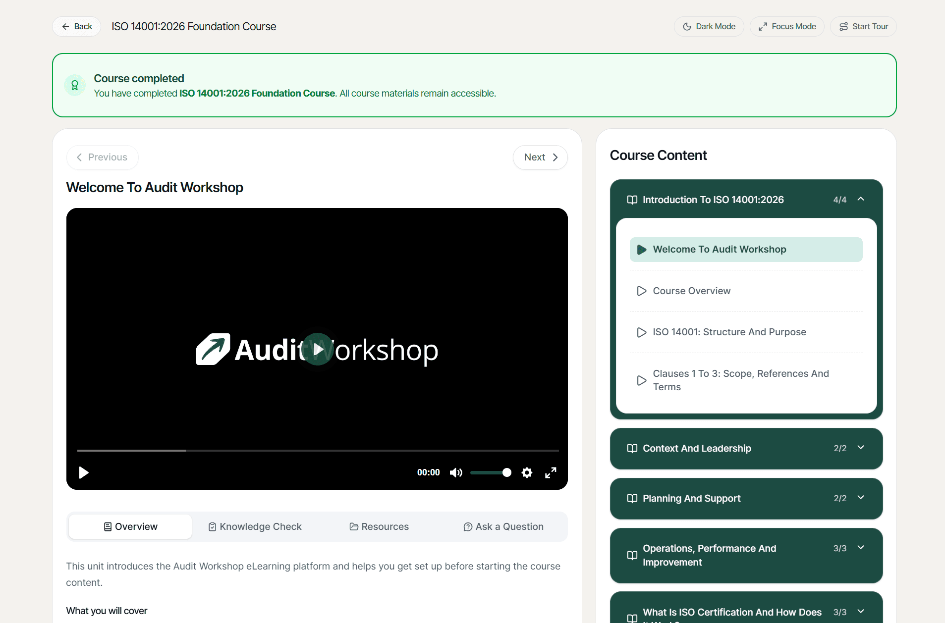 Interactive Video-Based Units