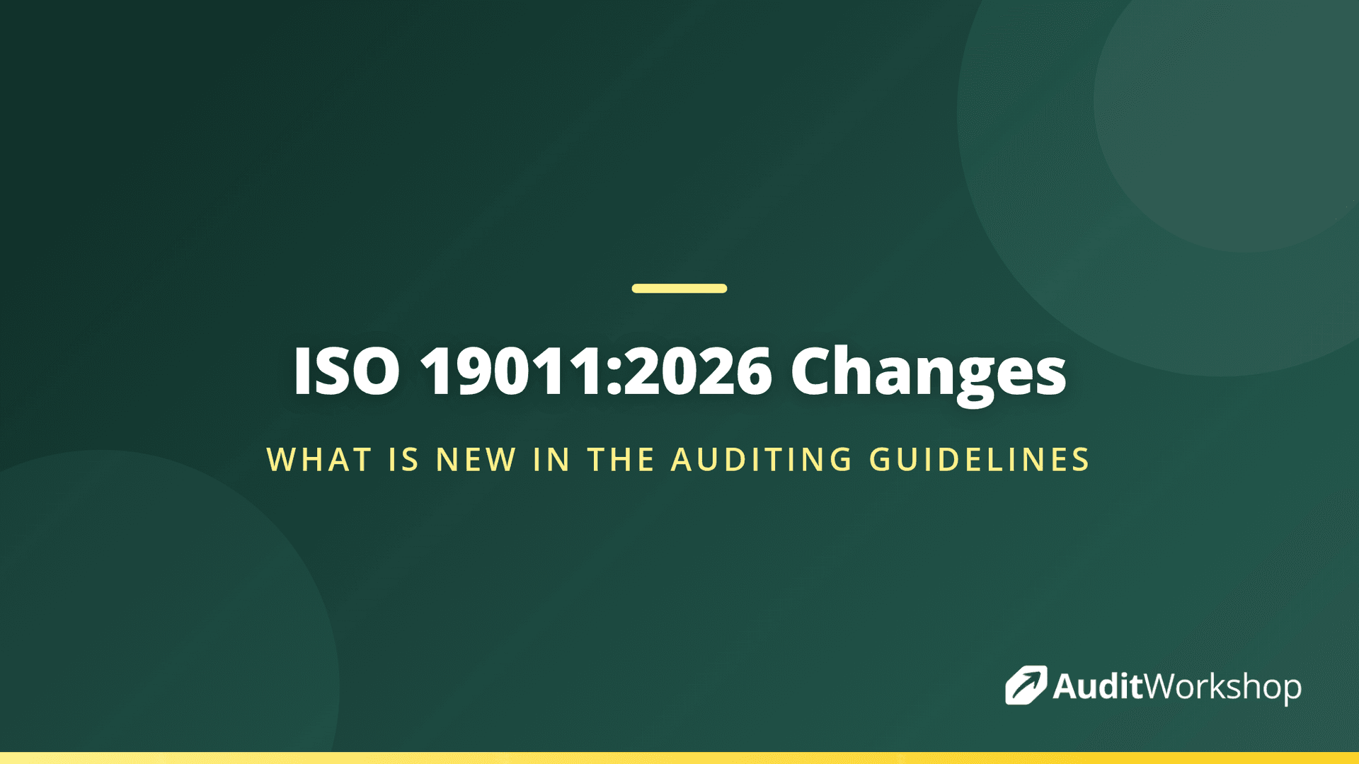 Iso Change ISO 19011:2026 Changes Explained for Auditors | Audit Workshop